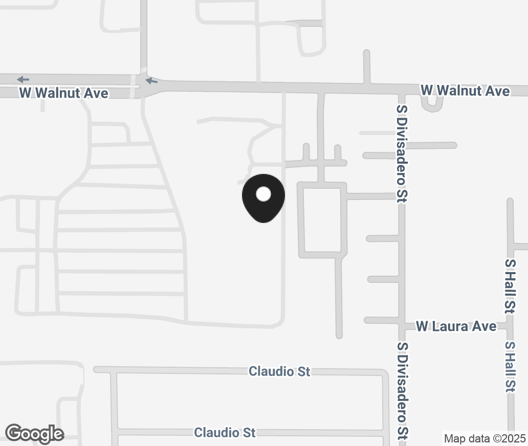 Google Map of 2208 S Mooney Blvd, Visalia CA 93277