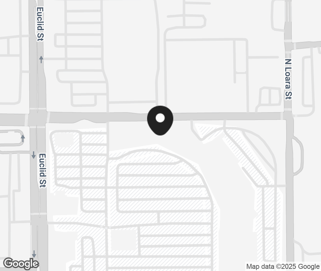 Google Map of 574 N Euclid Street, Anaheim CA 92801