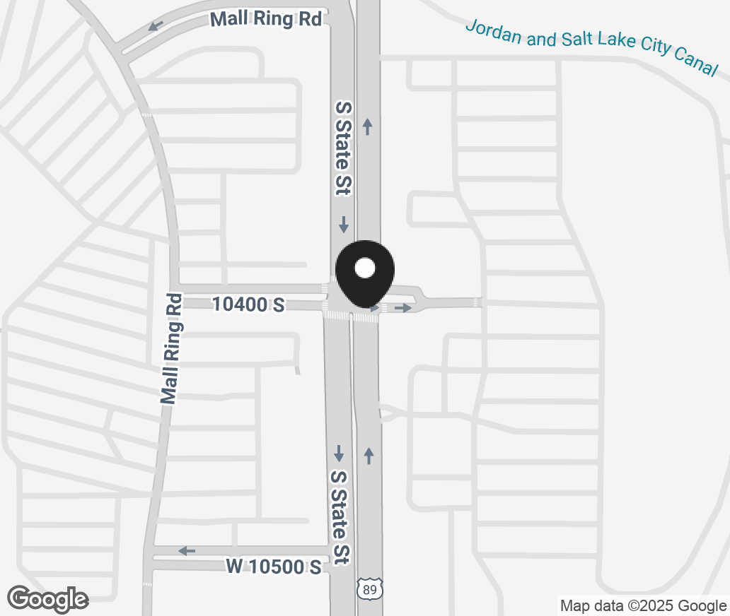 Google Map of 10409 South State Street, Sandy UT 84070