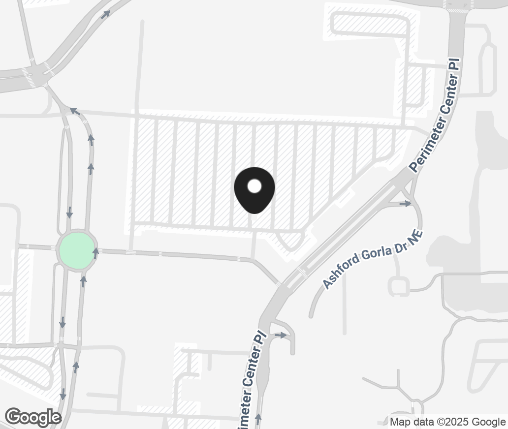 Google Map of 100 Perimeter Center Pl, Atlanta GA 30346-1204