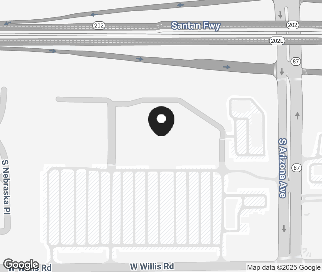 Google Map of 1430 S Arizona Ave, Chandler AZ 85286