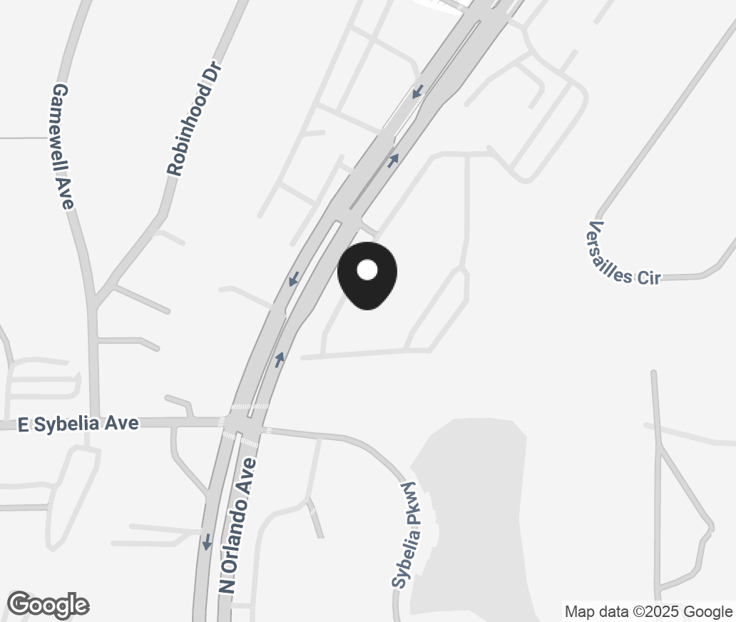 Google Map of 520 N Orlando Avenue, Winter Park FL 32789