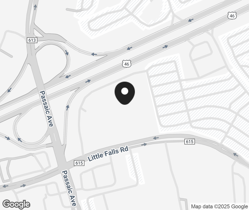 Google Map of 632 Route 46 E, Fairfield NJ 07004-1581