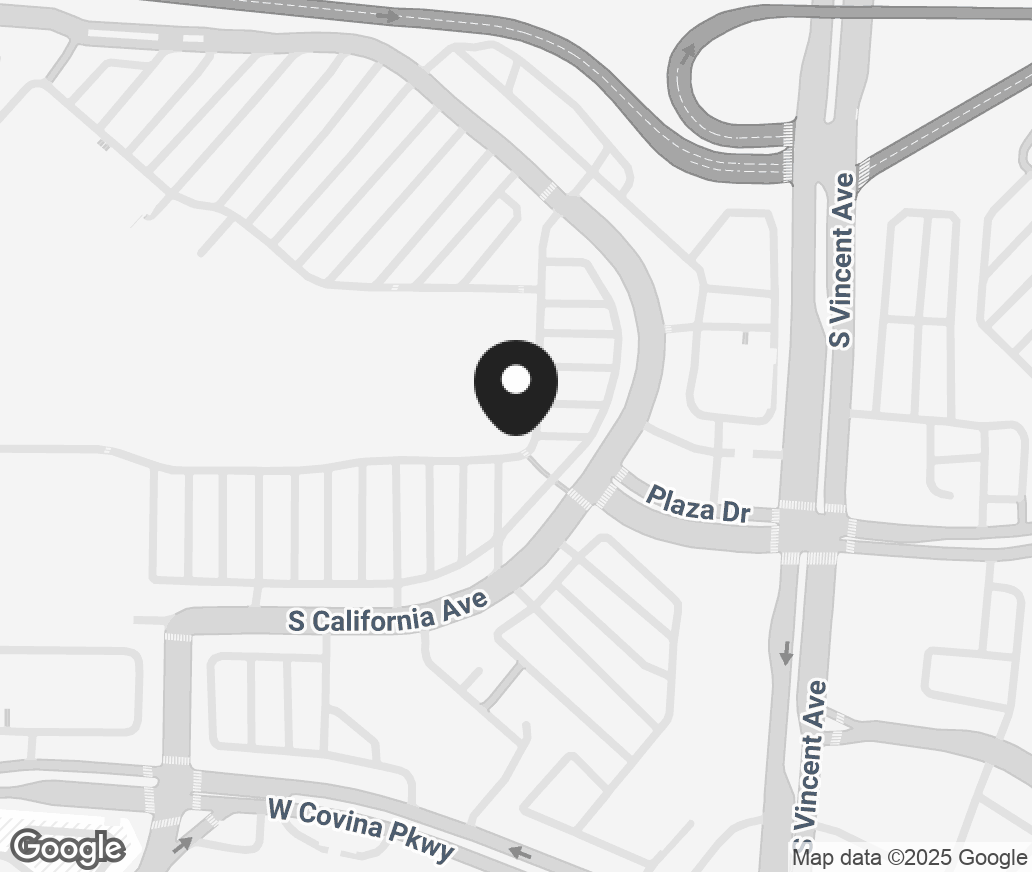 Google Map of 1111 Plaza Drive, West Covina CA 91790