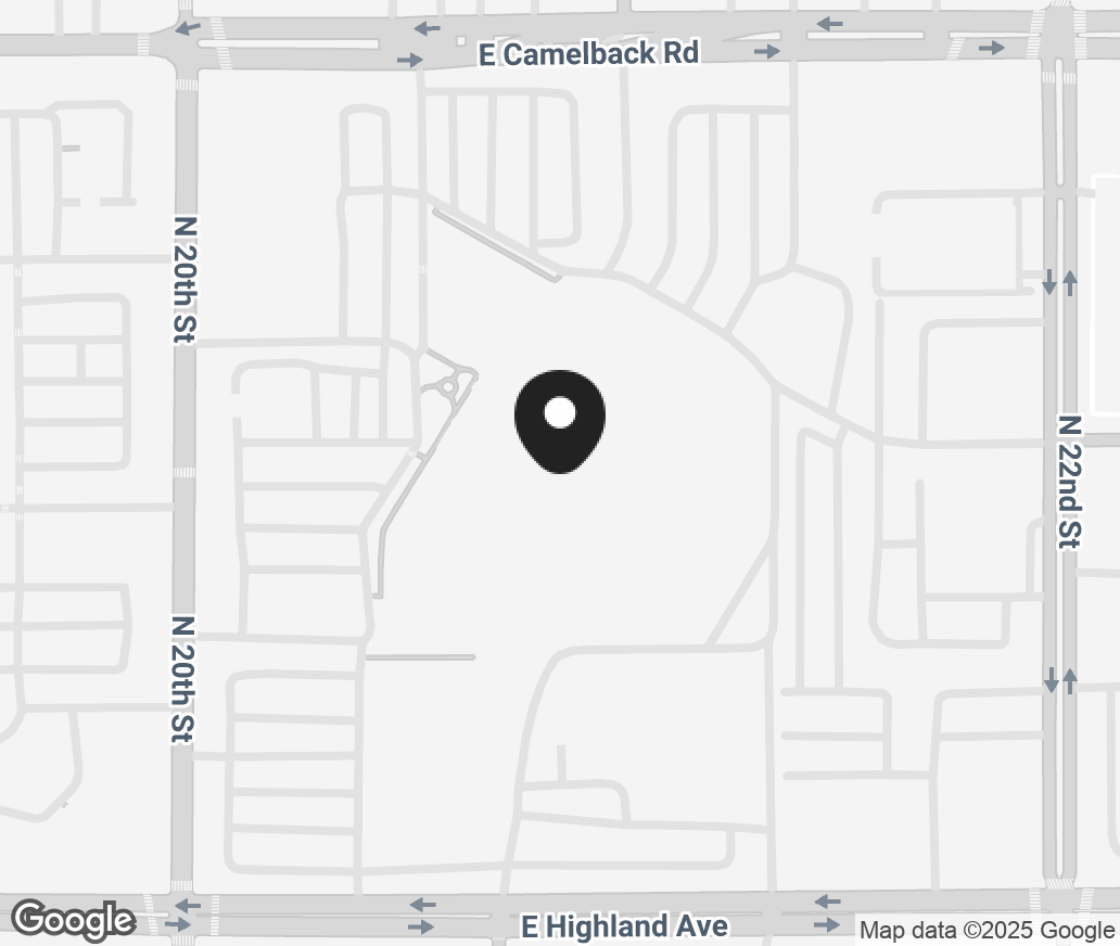 Google Map of 2073 E Camelback Road, Phoenix AZ 85016
