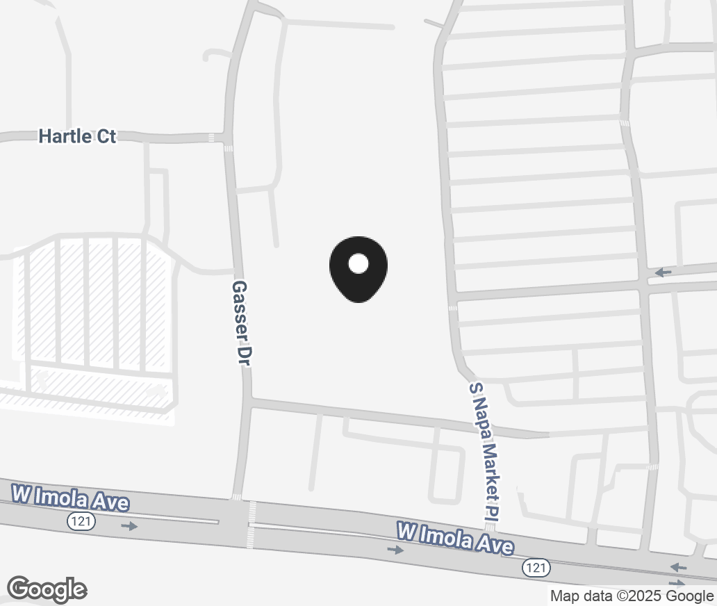 Google Map of 205 Soscol Ave, Napa CA 94559