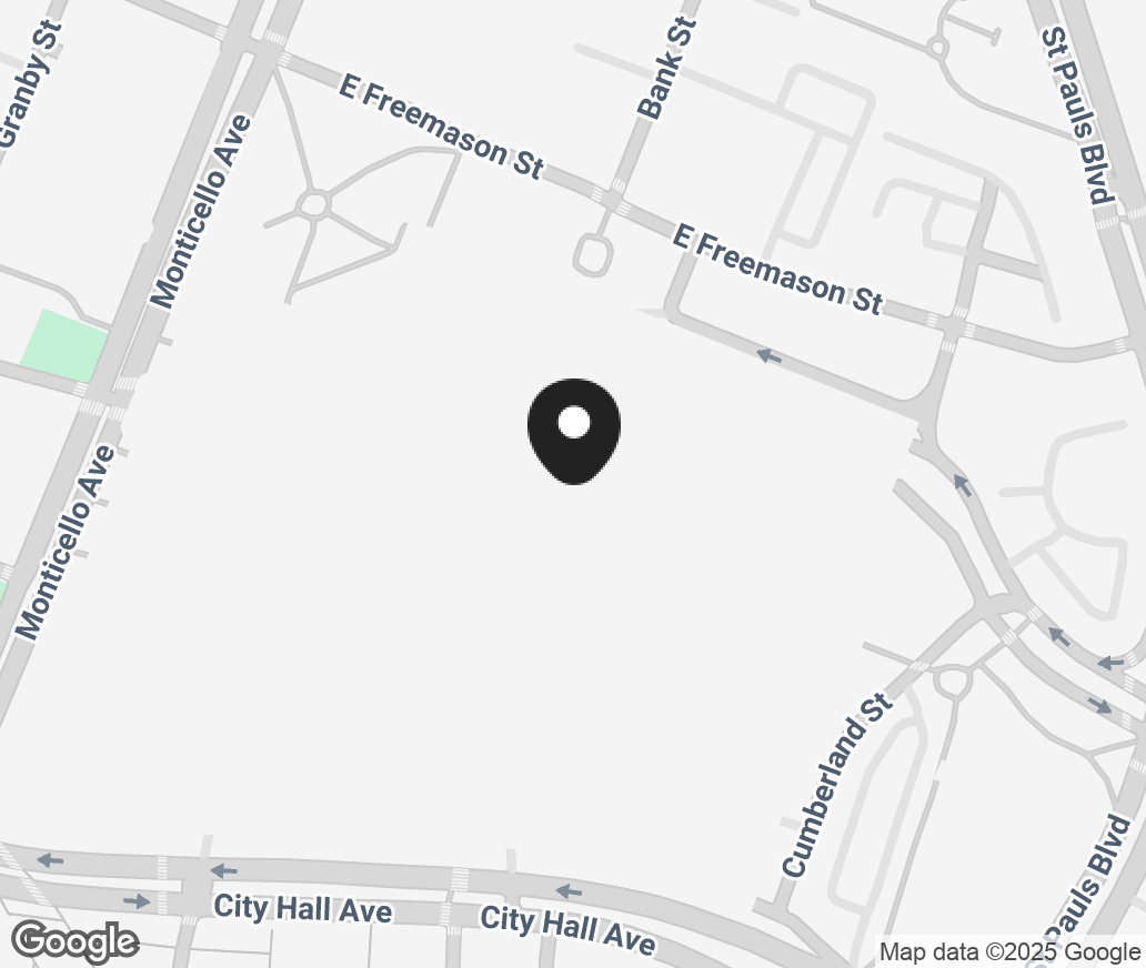 Google Map of 300 Monticello Avenue Space 209, Norfolk VA 23510