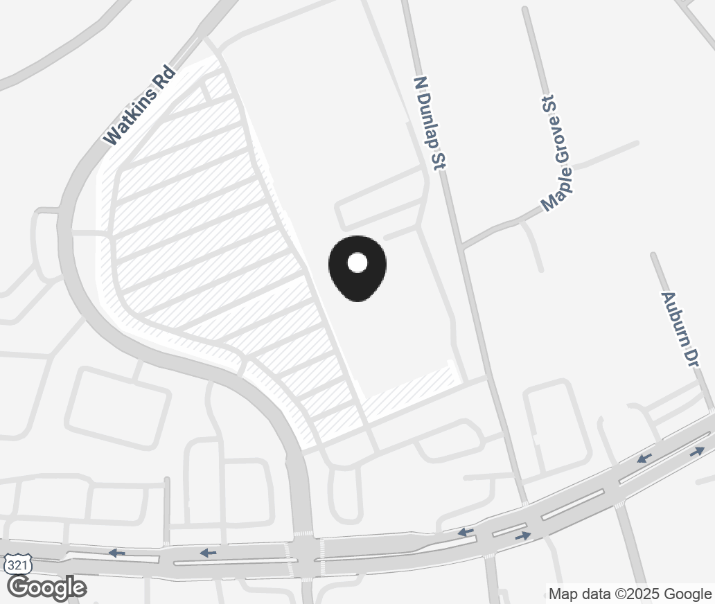 Google Map of 734 Watkins Road, Maryville TN 37801