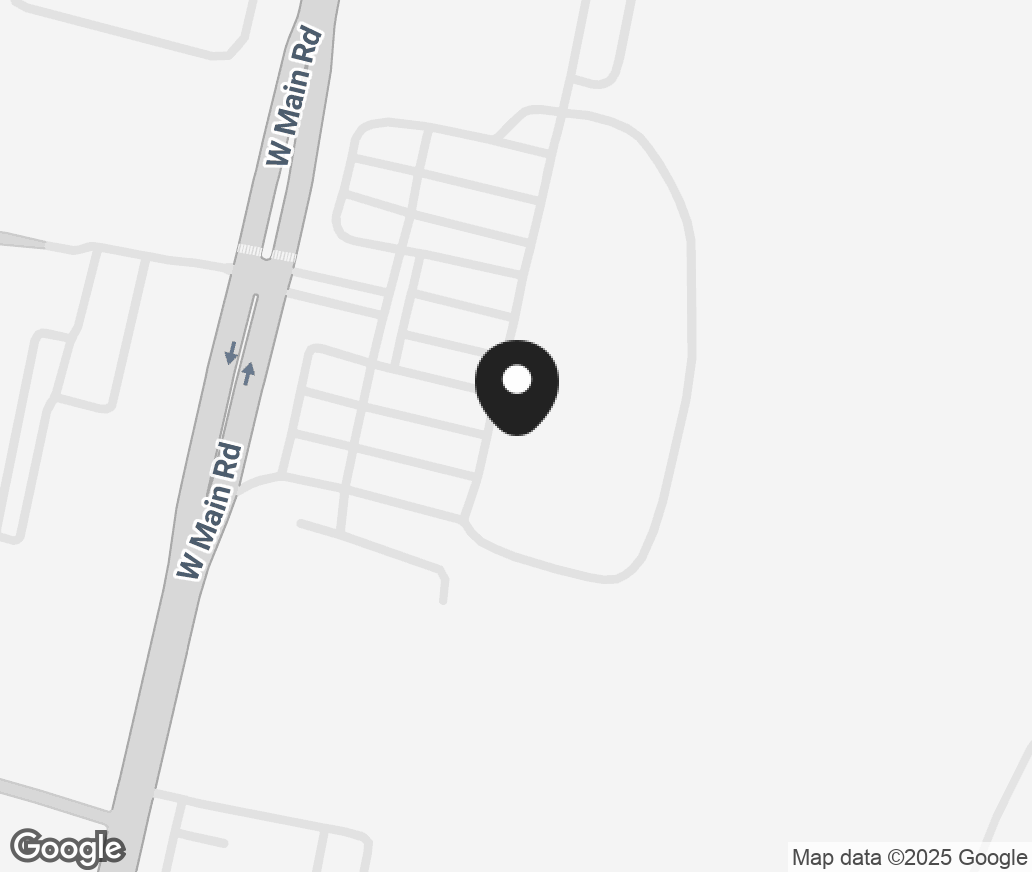 Google Map of 1307 West Main Road, Middletown RI 02842