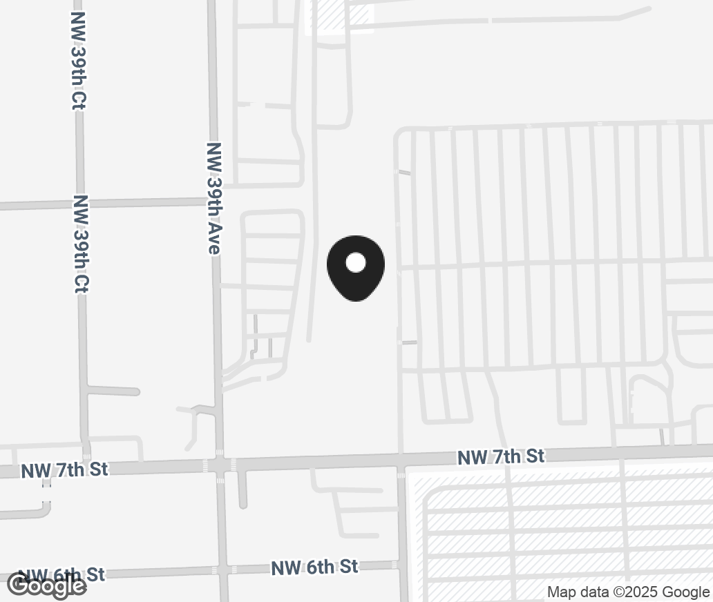 Google Map of 3825 Nw 7Th Street, Miami FL 33126