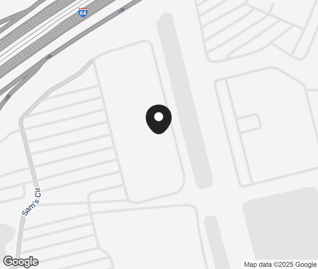 Google Map of 1547 Sams Cir, Chesapeake VA 23320
