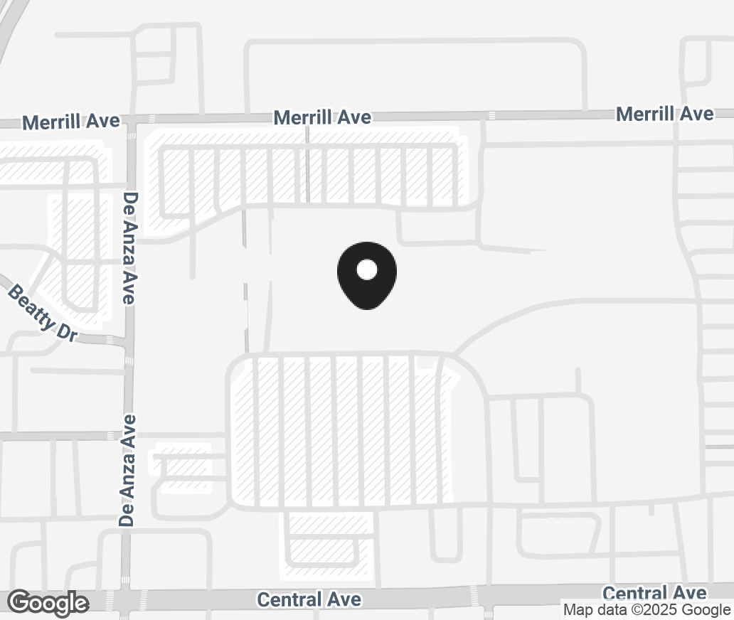 Google Map of 3625 Riverside Plaza Drive, Riverside CA 92506