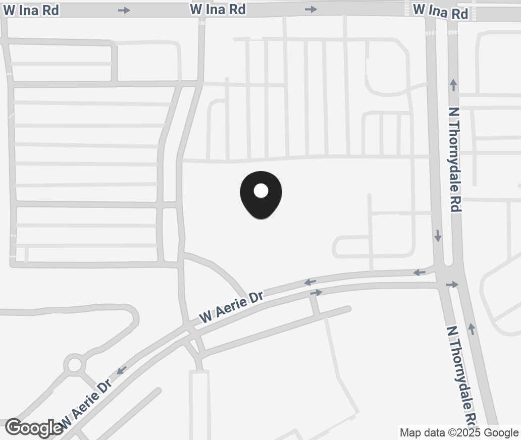 Google Map of 3901 W Ina Rd, Tucson AZ 85741-2206