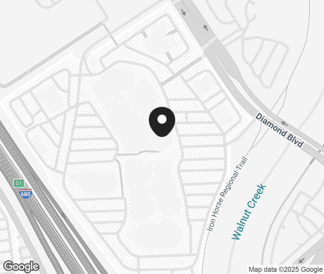 Google Map of 1975 Diamond Blvd, Concord CA 94520