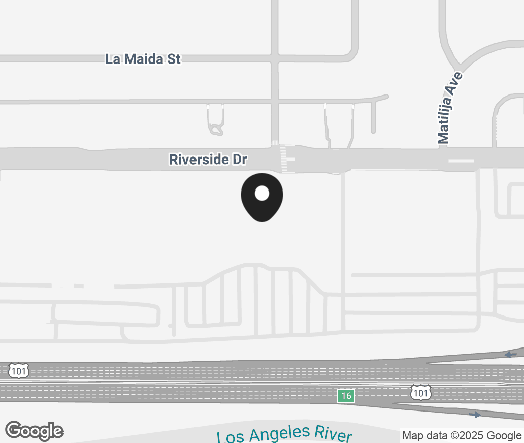 Google Map of 14000 Riverside Dr, Sherman Oaks CA 91423