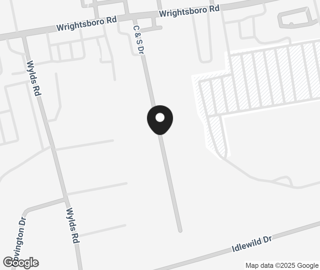 Google Map of 257 Robert C Daniels Jr Pkwy, Augusta GA 30909