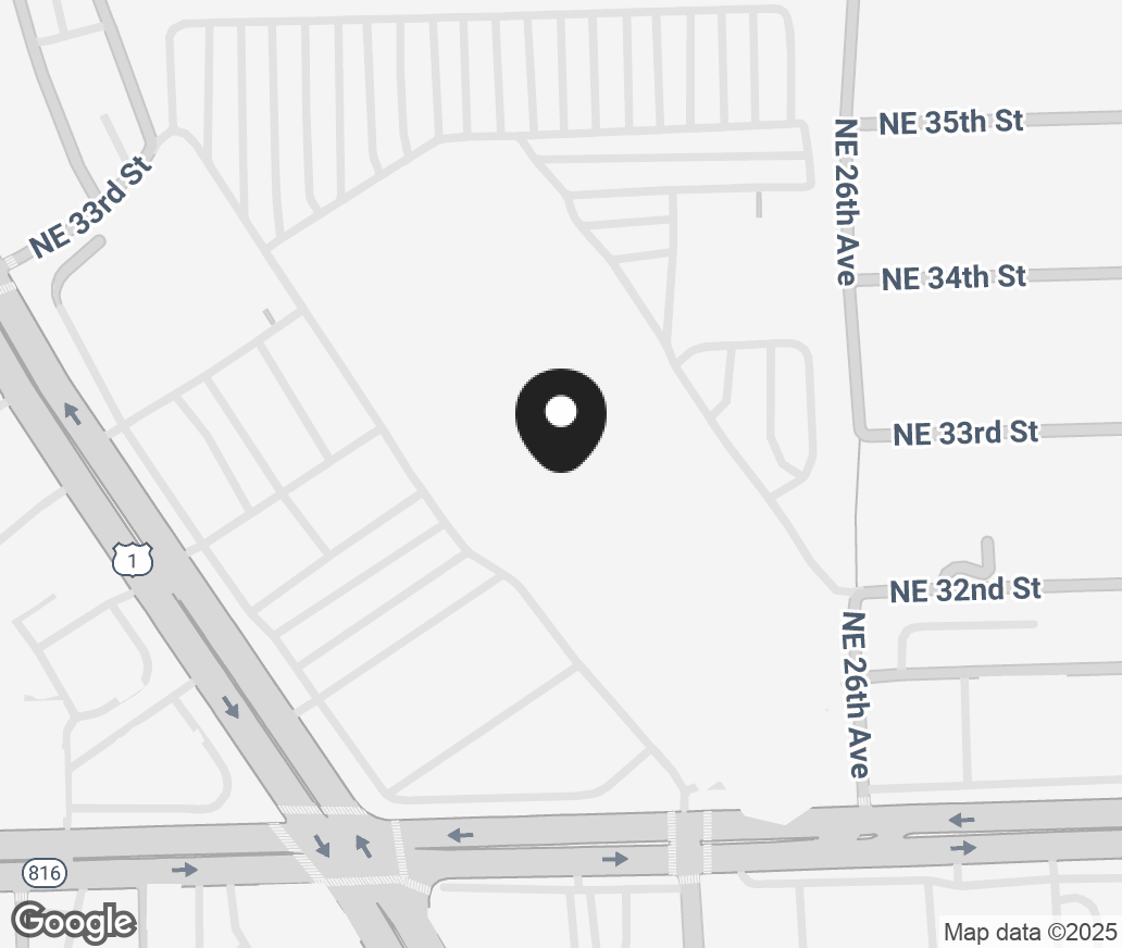 Google Map of 3200 N Federal Hwy, Fort Lauderdale FL 33306-1062