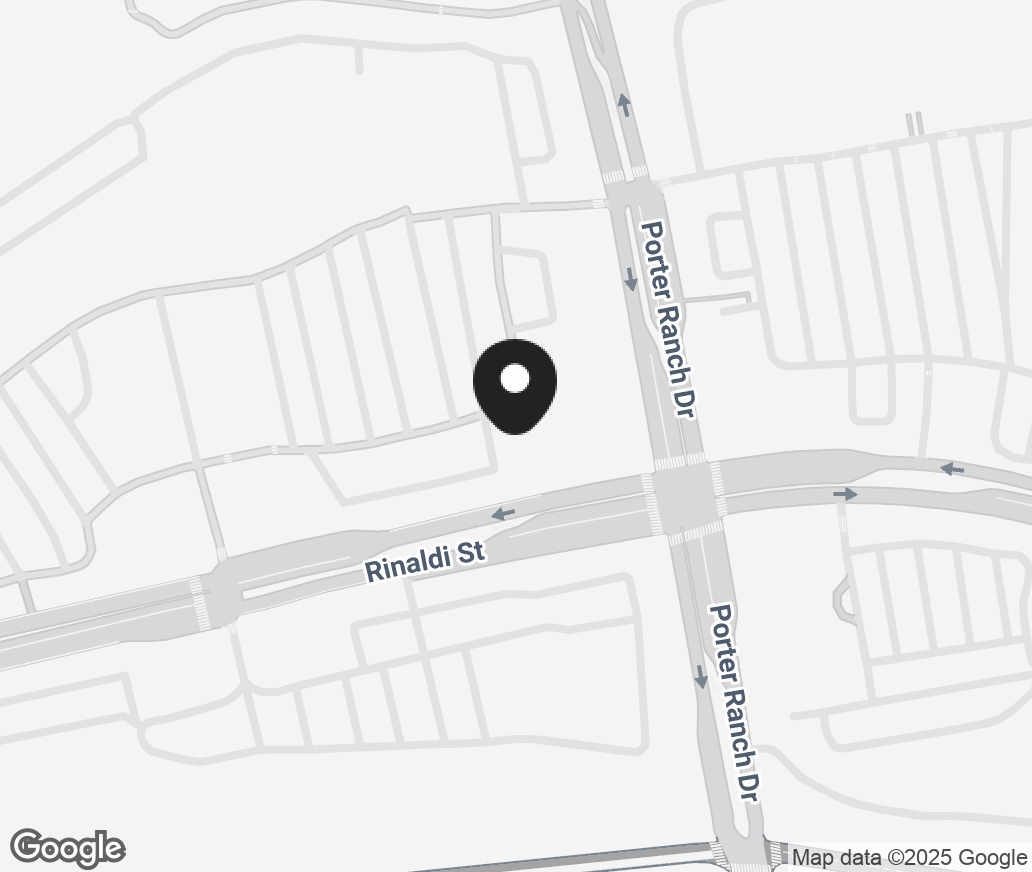 Google Map of 20039 W Rinaldi Street Suite 120, Porter Ranch CA 91326