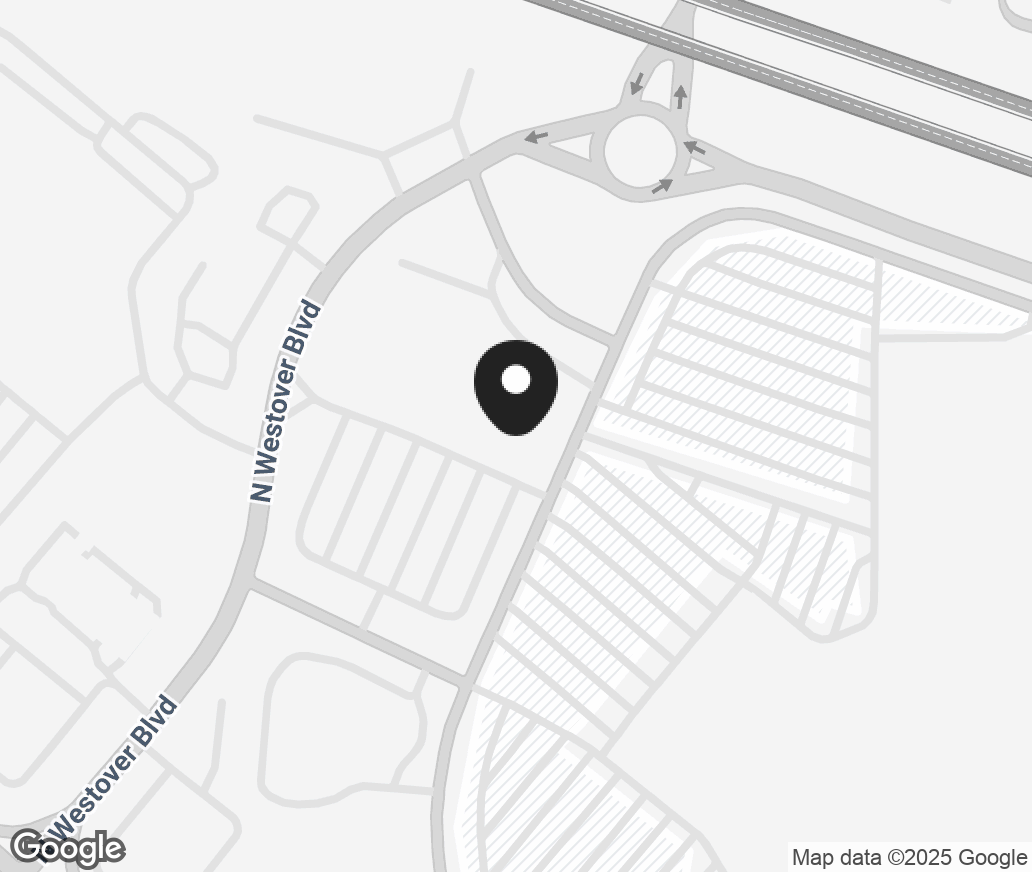 Google Map of 852 N Westover Blvd, Albany GA 31707