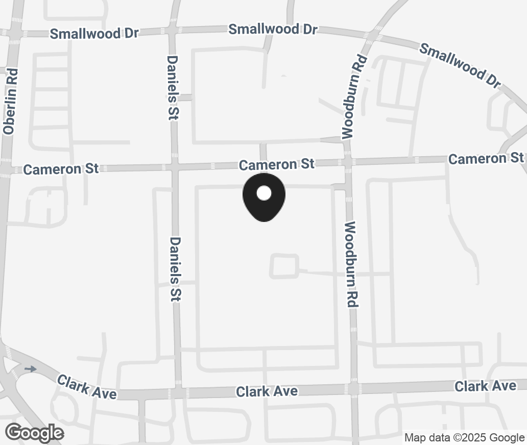 Google Map of 2023 Cameron Street, Raleigh NC 27605