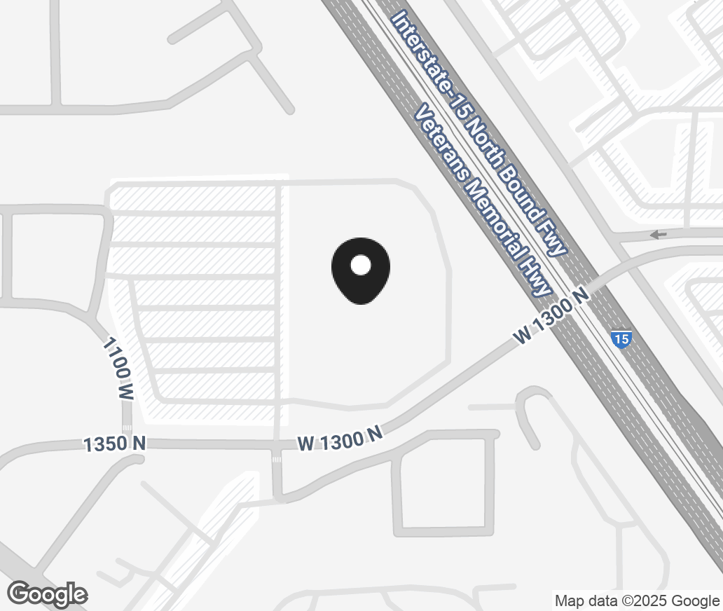 Google Map of 1298 N Main St, Layton UT 84041