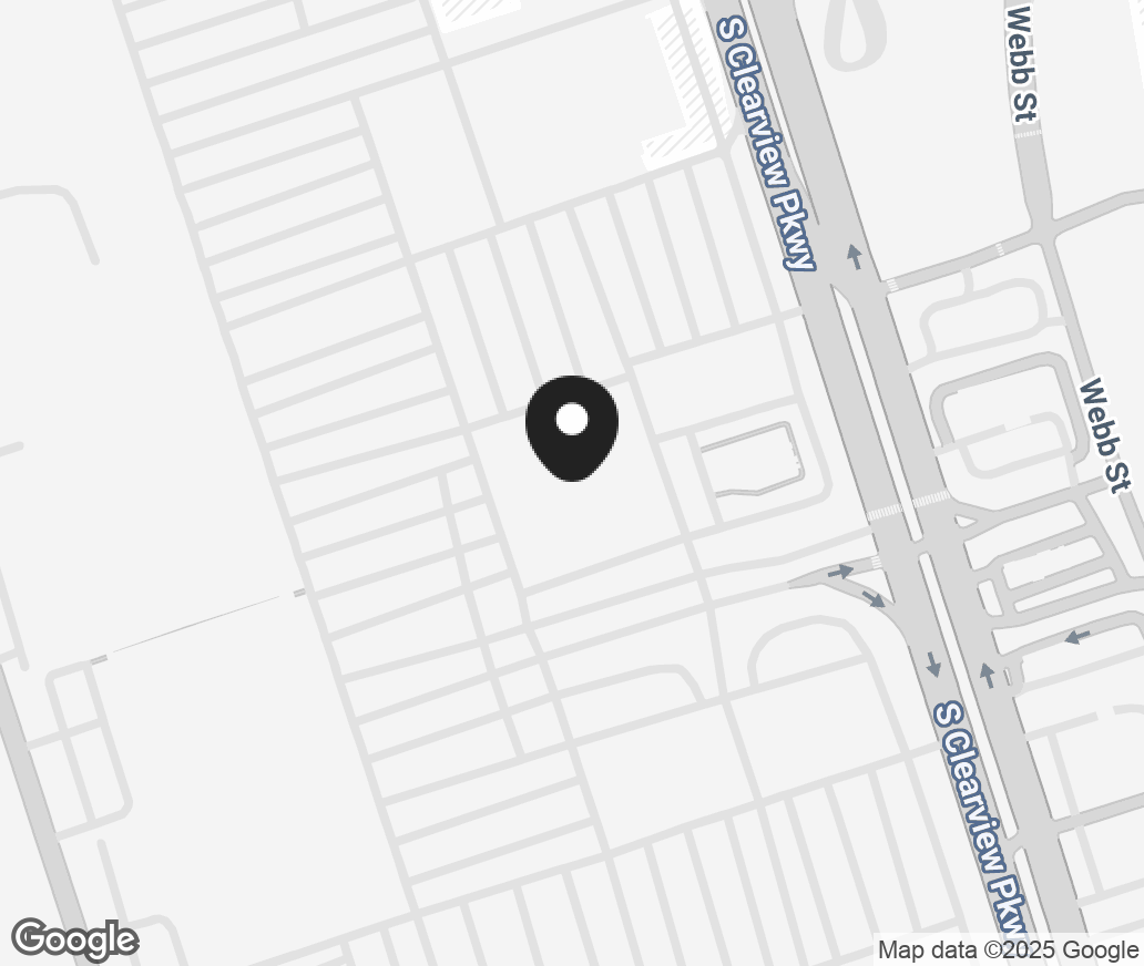 Google Map of 1126 S Clearview Parkway, Harahan LA 70123