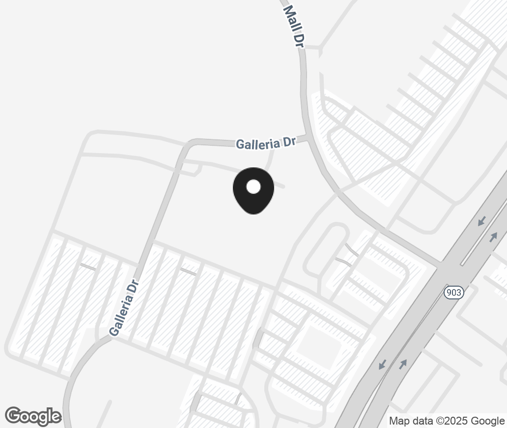 Google Map of 3501 Galleria Dr, Greenville NC 27834