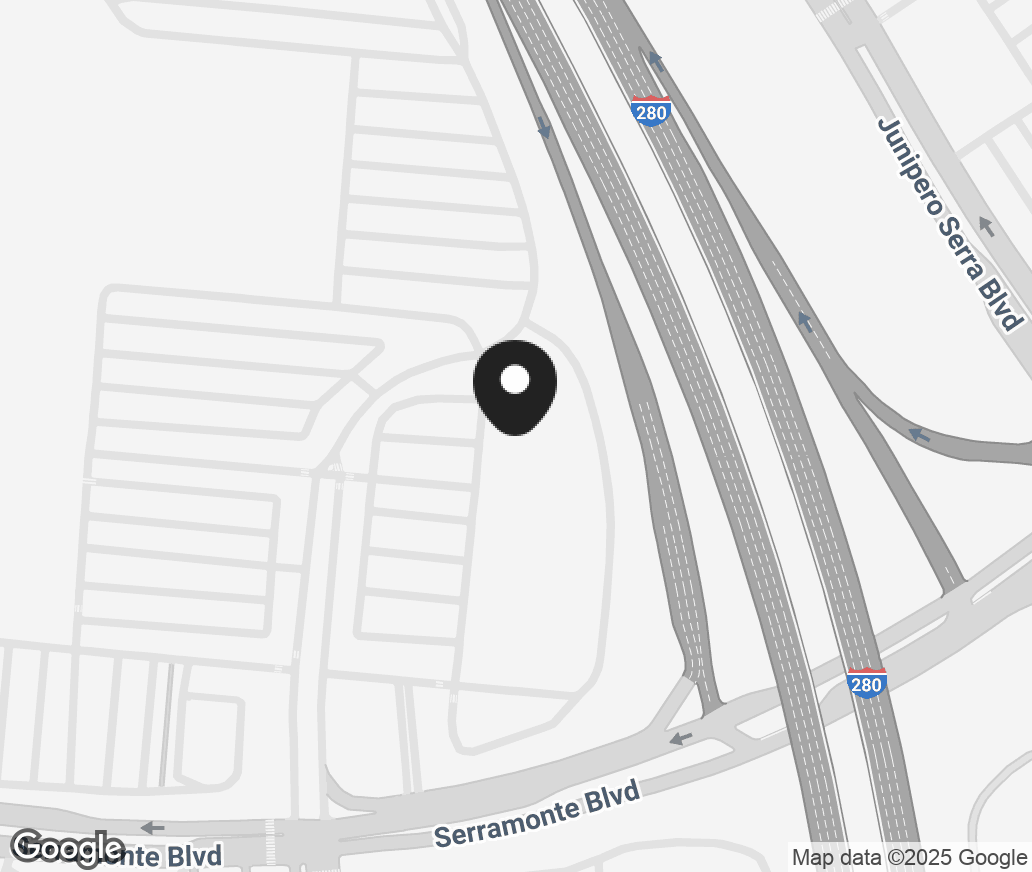 Google Map of 153-D Serramonte Center, Daly City CA 94015