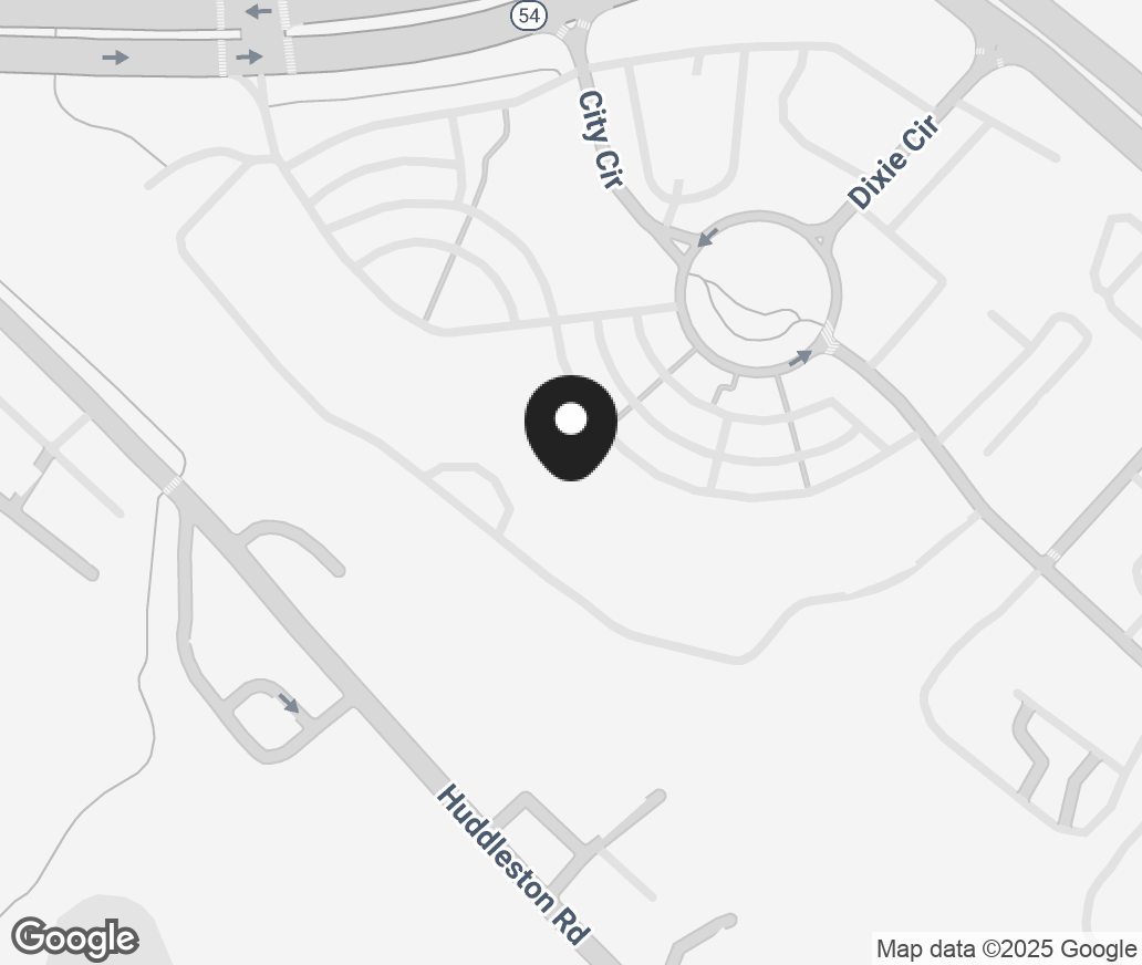 Google Map of 226 City Circle Suite 640, Peachtree City GA 30269