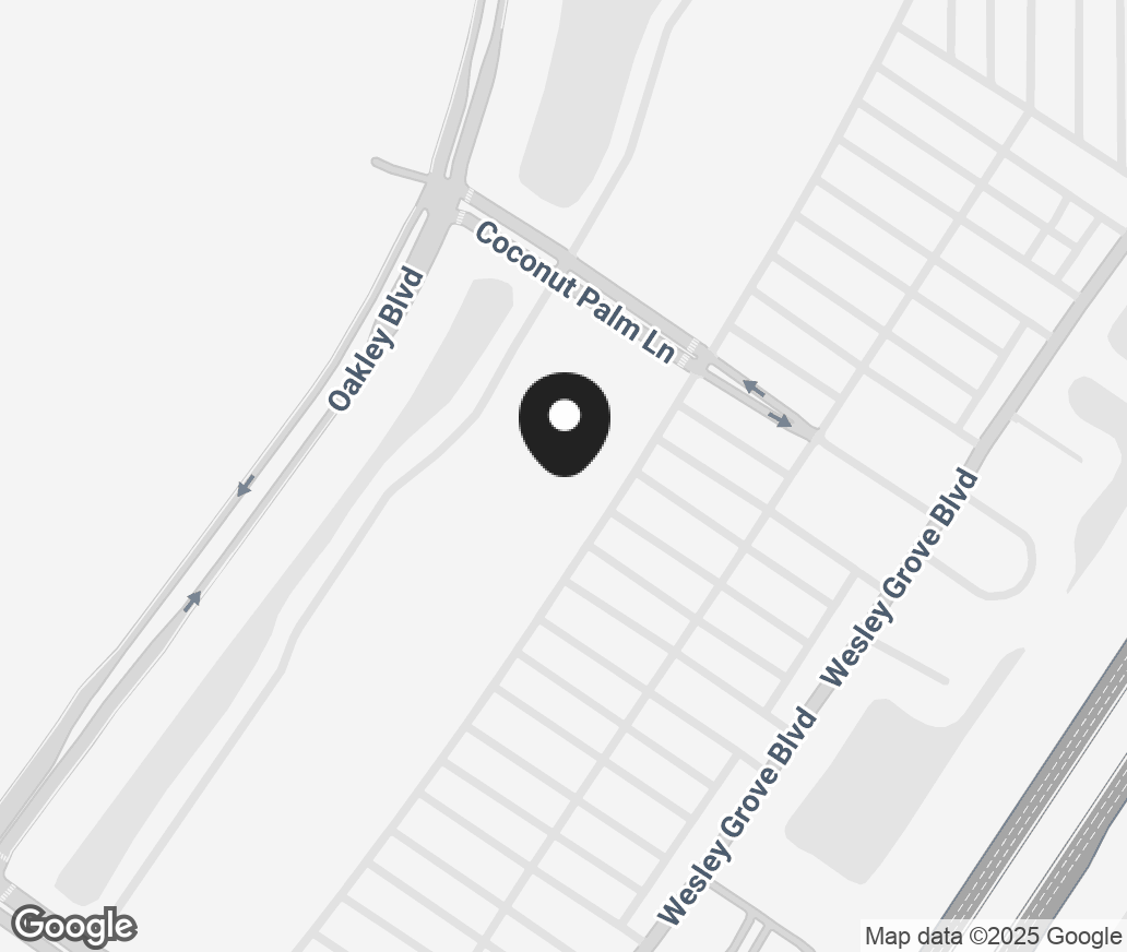 Google Map of 5953 Wesley Grove Blvd, Wesley Chapel FL 33544