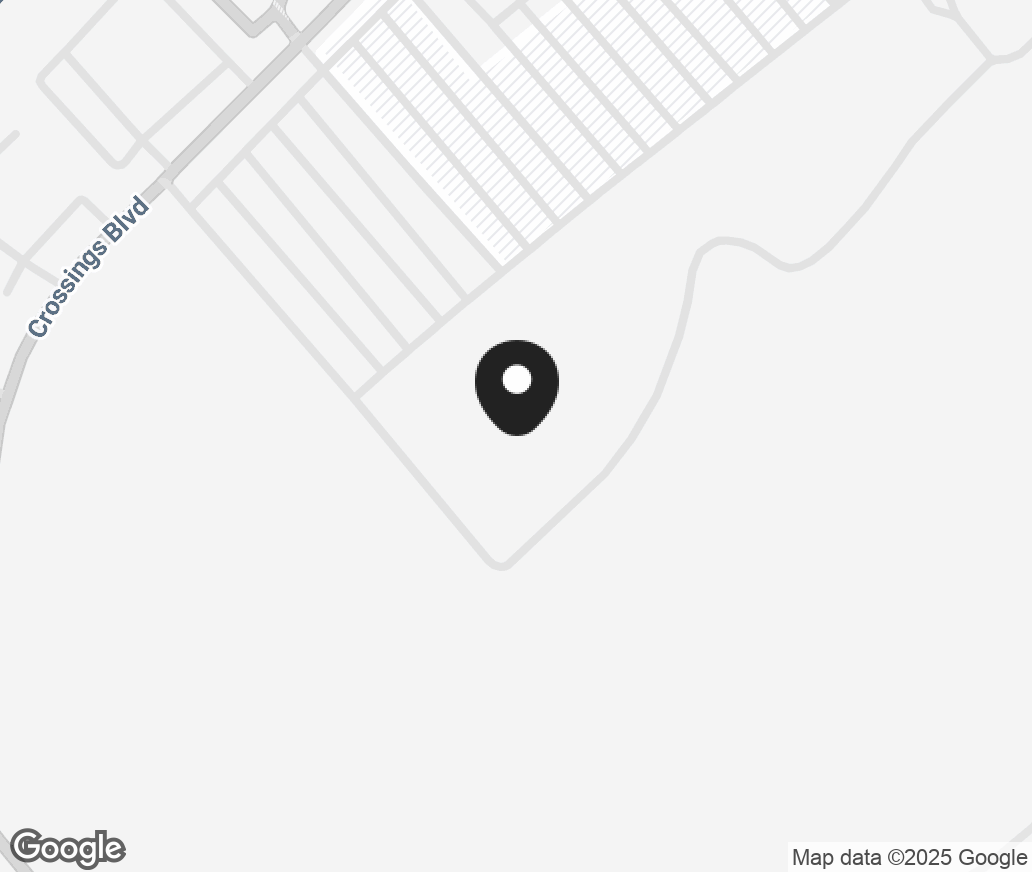 Google Map of 1020 Crossings Blvd, Spring Hill TN 37174