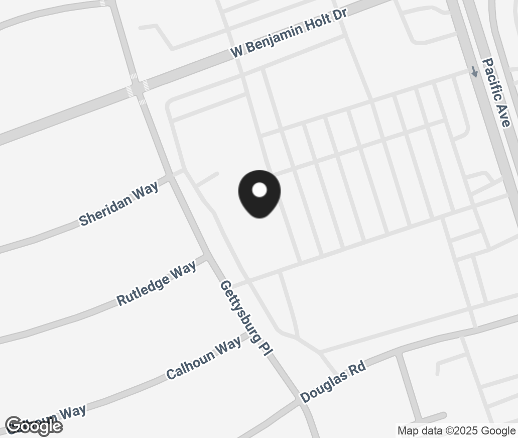 Google Map of 6521 Pacific Ave, Stockton CA 95207