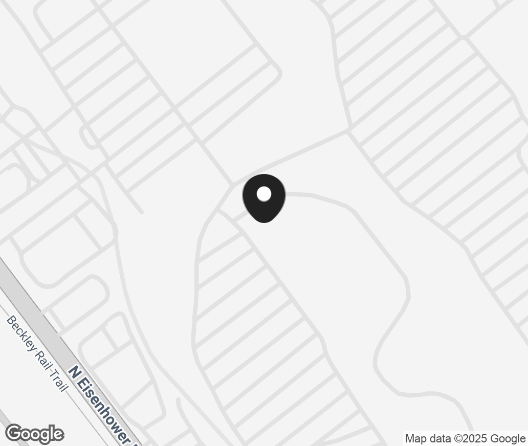 Google Map of 1058 North Eisenhower Dr, Beckley WV 25801