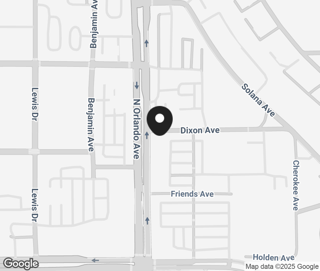 Google Map of 1090 N Orlando Avenue Suite 101, Winter Park FL 32609