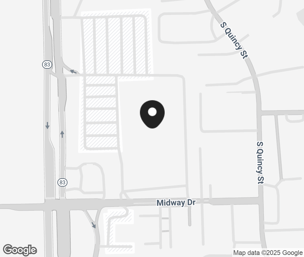 Google Map of 7601 Kingery Hwy, Willowbrook IL 60527-5538