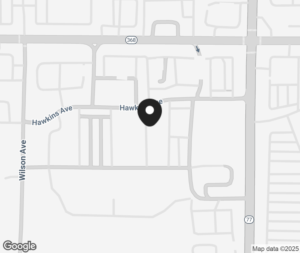 Google Map of 554 Hawkins Avenue, Panama City FL 32405