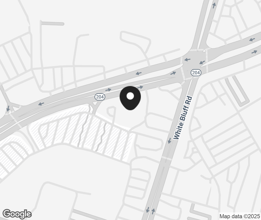 Google Map of 8108 Abercorn Street, Savannah GA 31406