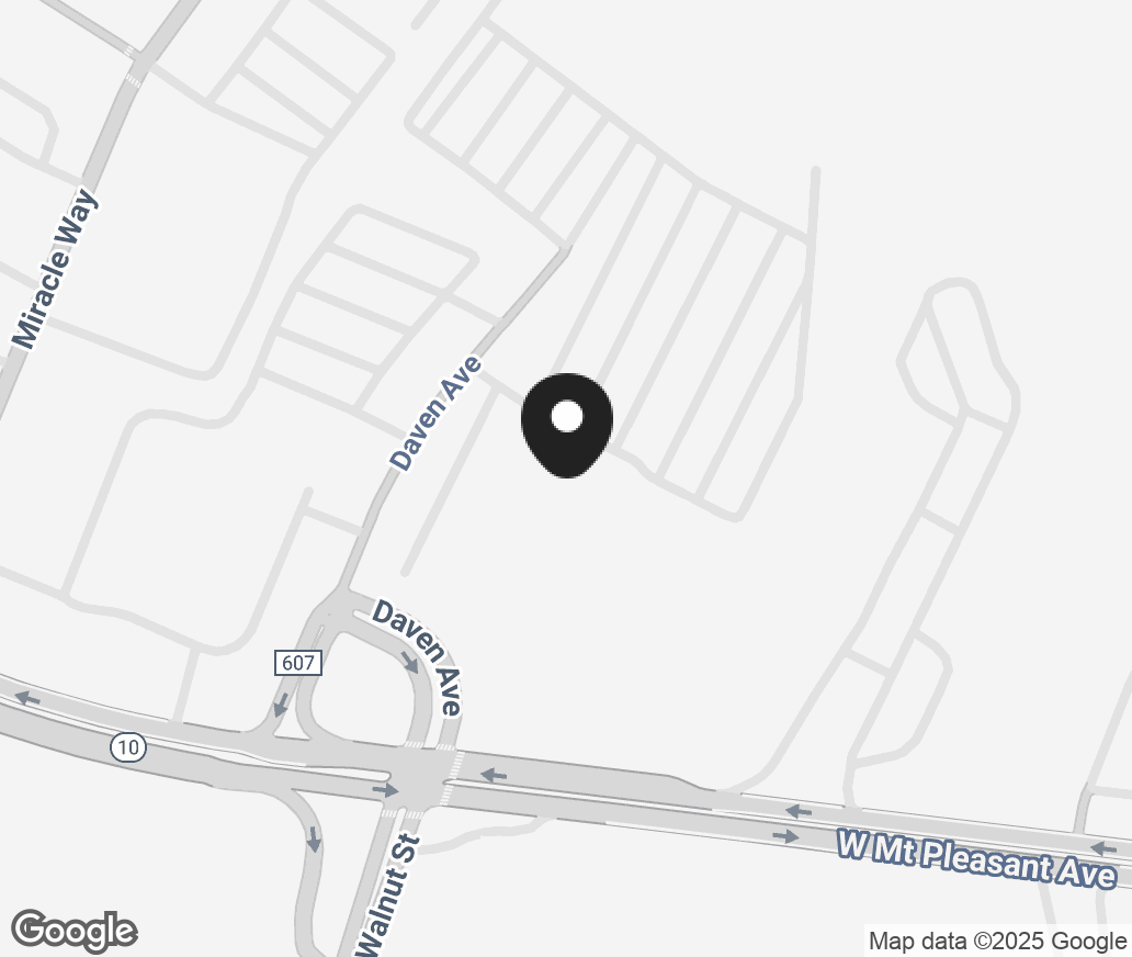 Google Map of 530 W Mount Pleasant Ave, Livingston NJ 07039