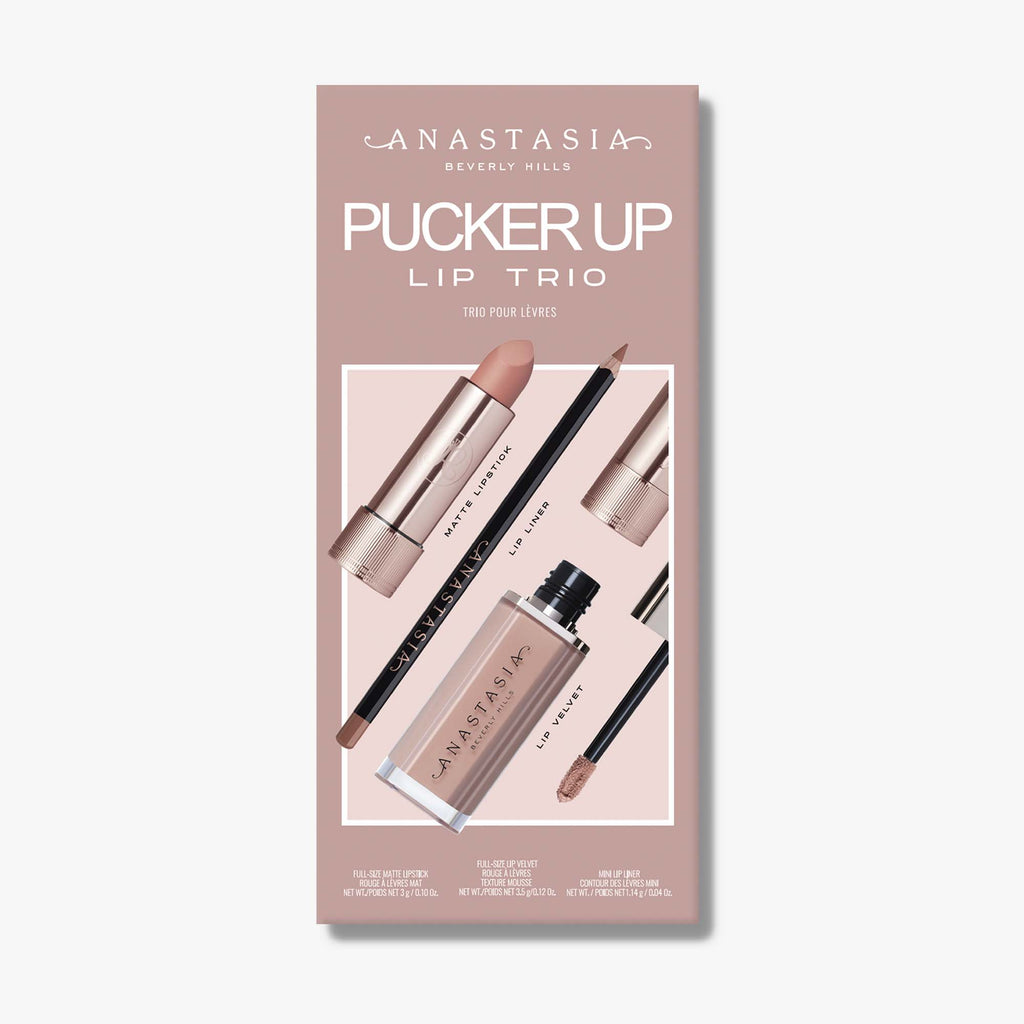 Deep Taupe/ Hush Pink / Pure Hollywood | Pucker Up Lip Trio
