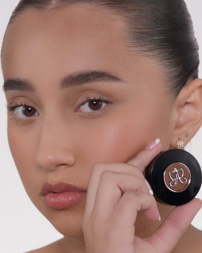 Applying Brow Powder Duo in Ash Brown