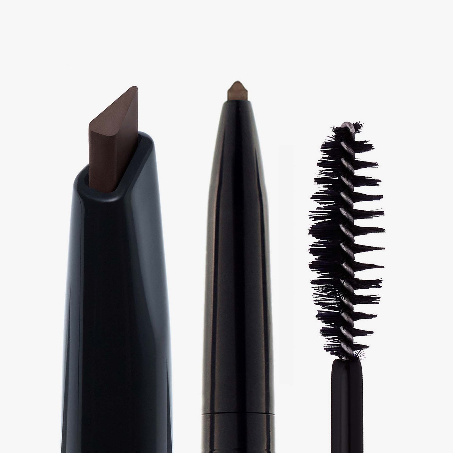 Medium Brown | Natural & Polished Deluxe Brow Kit - Close Up Image