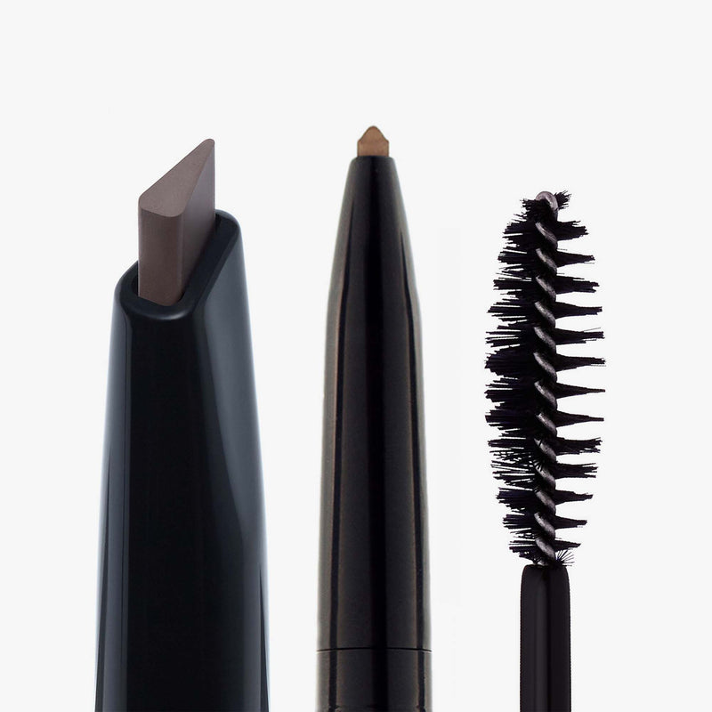 Taupe | Natural & Polished Deluxe Brow Kit - Close up Image