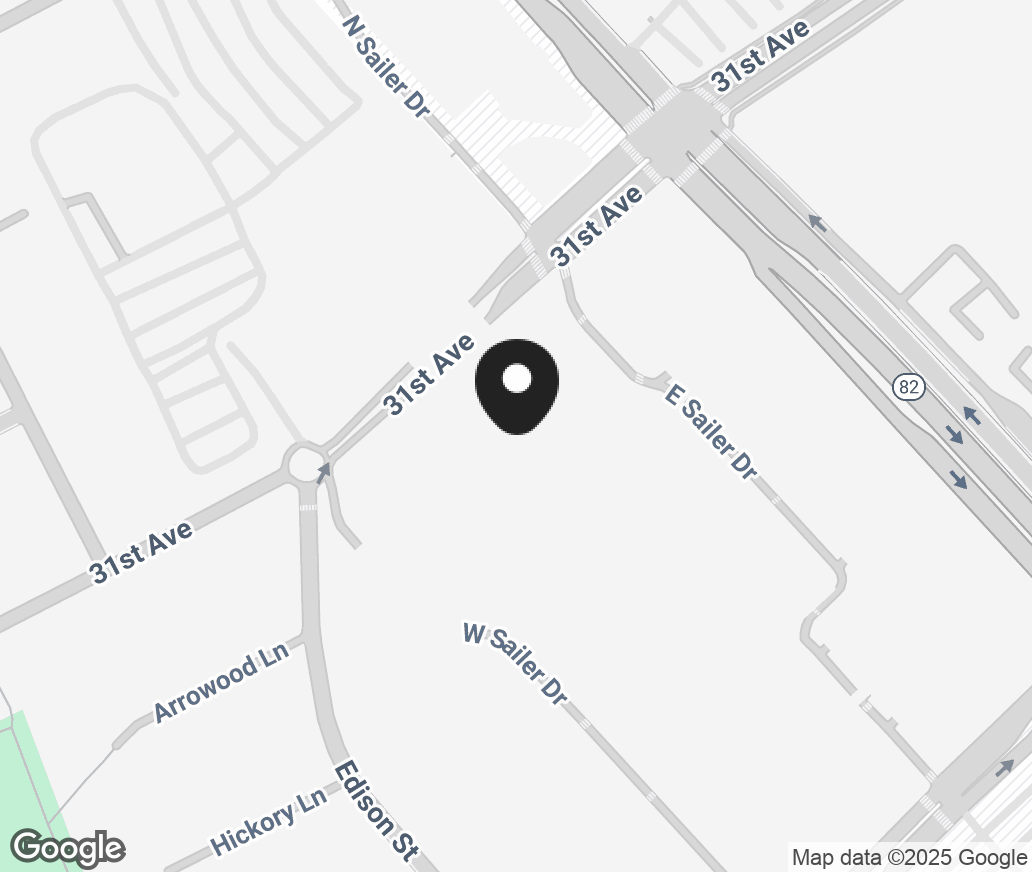 Google Map of 115 Hillsdale Mall, San Mateo CA 94403