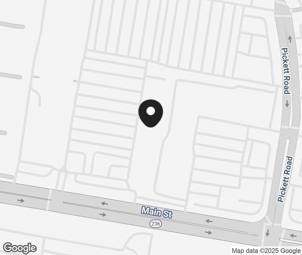 Google Map of 9600 Main Street, Fairfax VA 22031