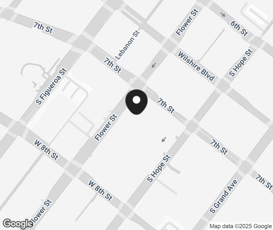 Google Map of 700 W 7Th Street Suite S200, Los Angeles CA 90017