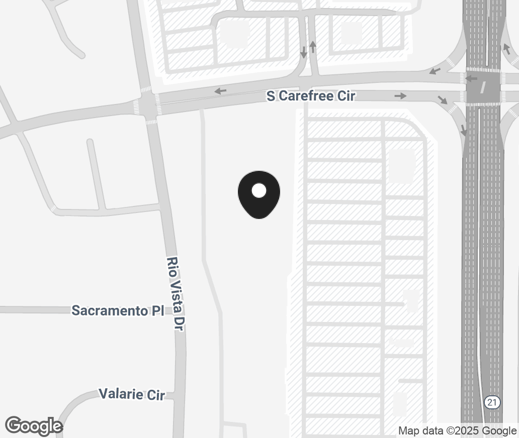 Google Map of 3110 N Powers Blvd, Colorado Springs CO 80922