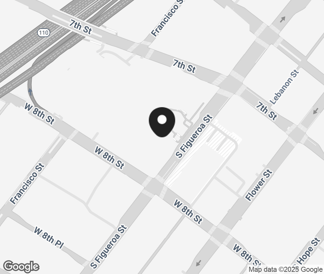 Google Map of 735 S. Figueroa St Suite 133, Los Angeles CA 90017