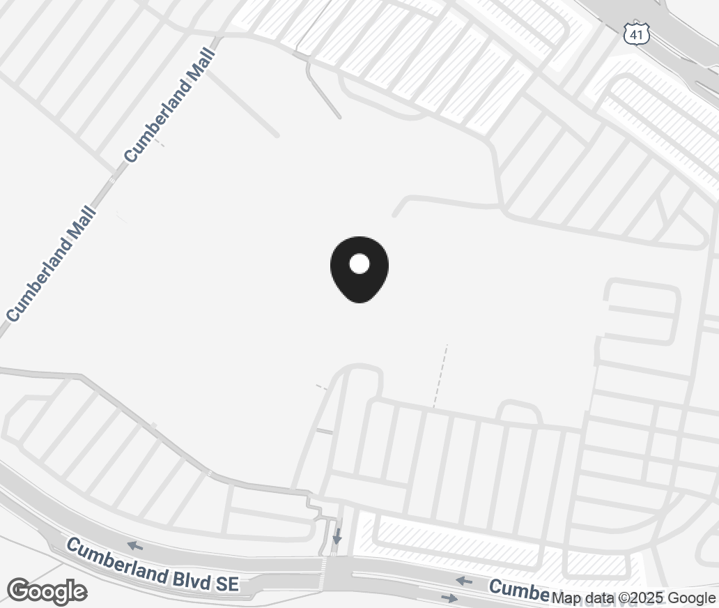 Google Map of 1140 Cumberland Mall, Atlanta GA 30339