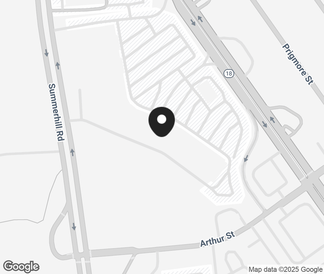 Google Map of 601 Route 18 South, East Brunswick NJ 08816