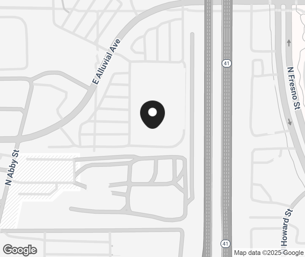 Google Map of 175 E Alluvial Ave, Fresno CA 93720